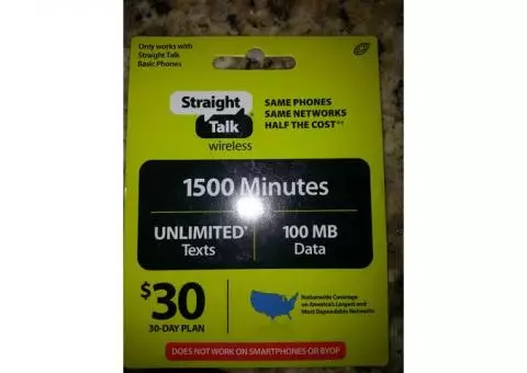 $30 Phone card for $20