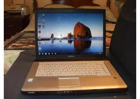 Toshiba Satelite 17 inch Laptop and HP Pavilion Tower